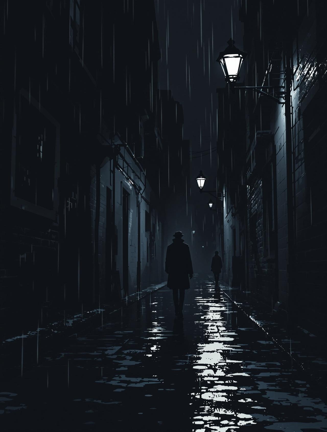 ai网站《暗夜追踪》海报 - 悬疑、逆袭题材短剧